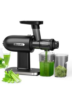   BioloMix Cold Press Juicer,Slow Masticating Juicer Machines with Reverse Function,High Juice Yield, Easy to Clean Brush & Quiet