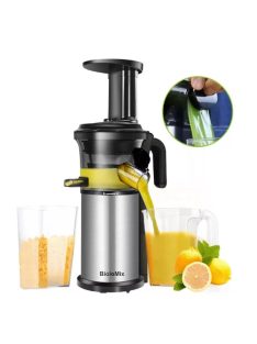   Biolomix BJ200 200W 40RPM Stainless Steel Masticating Slow Auger Juicer Machine Fruit and Vegetable Squeezer Press Juice Maker