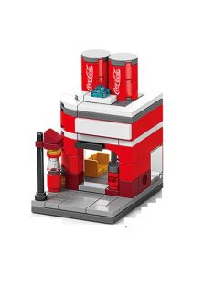   Restaurant Burger Toy Mini Building Block MOC Construction Toy Block