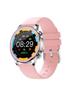 Smart Watch for women, Full Touch Fitness Tracker, pink