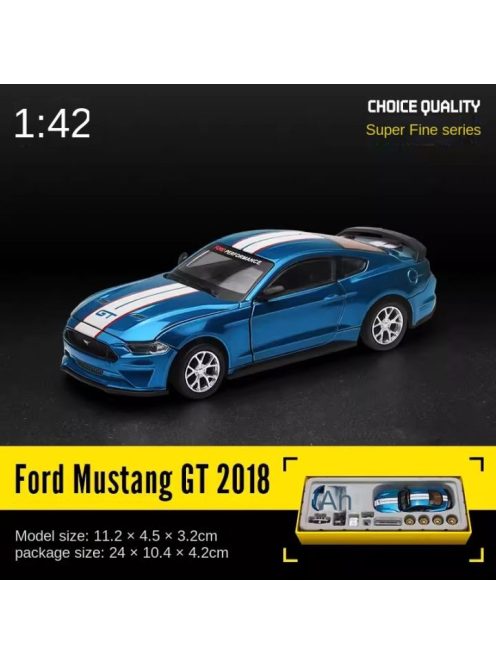 CCA MSZ 1:42 2018 Ford Mustang GT Alloy Toy Car Model Racing Alloy Assembly Series Sports Car Modification Accessories Gift