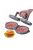 Double Burger Maker Round Shape Non Stick Aluminium