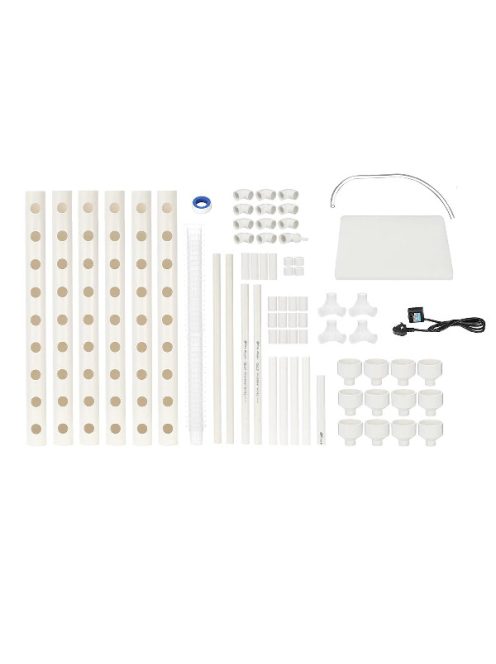 72-hole hydroponic piping system