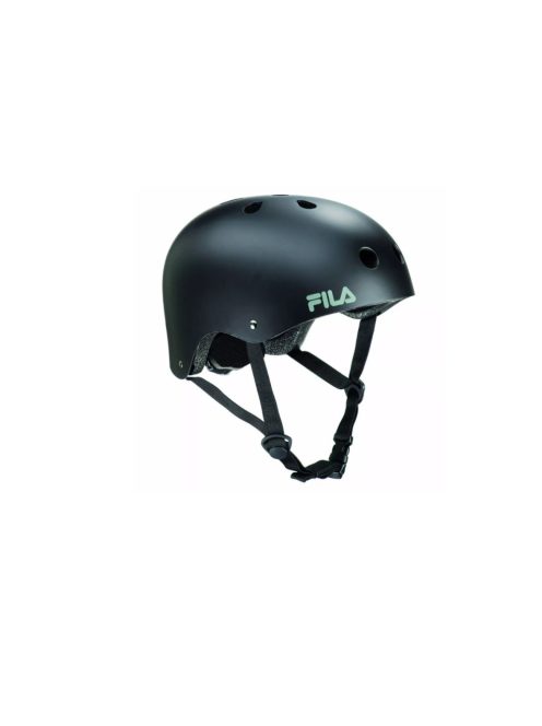 Bukósisak rollerhez, kerékpárhoz, egyéb sportokhoz -fekete, M-L, 54-59 cm, Fila