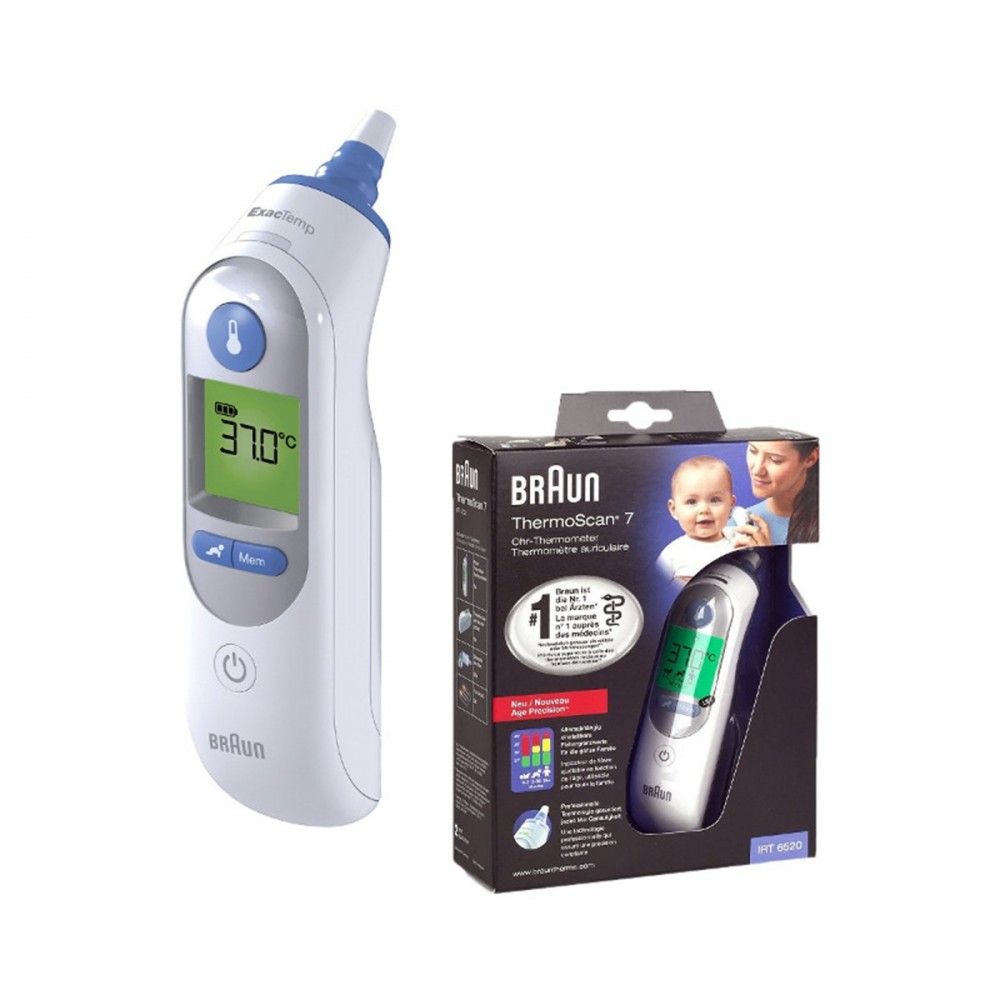 BRAUN Thermoscan 7 Ear Thermometer With Age Precision Irt6520