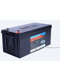   LifePO4 12V 200Ah akkumulátor, napelem rendszerhez, beépített BMS-el