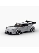 Moc RWB Wide Speed Champions Racer Cars City Sports Vehicle Building Blocks Creative Garage Toys Christmas Gift