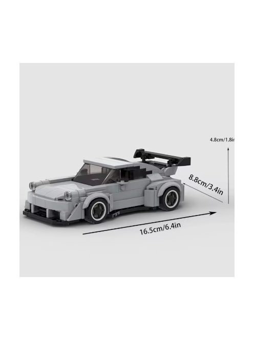 Moc RWB Wide Speed Champions Racer Cars City Sports Vehicle Building Blocks Creative Garage Toys Christmas Gift