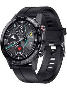   Smart Watch Men ECG PPG IP68 Waterproof Smartwatch, black silicon