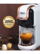 HiBREW Multiple Capsule Coffee Machine, Hot/Cold Dolce Gusto Milk Nespresso Capsule ESE Pod Ground Coffee Cafeteria 19Bar 5 in 1, White