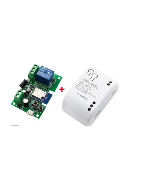 Smart WiFi Wireless Relay Switch Module, for Tuya for Smart Life App Remote Control, USB 5V DC 7-32V