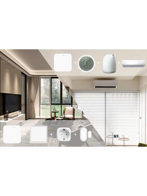 Hub controller Zigbee 3.0 wifi connection, intelligent device control via Tuya or Smart Life application