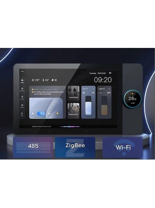 TUYA Smart Home Control Panel Integrated ZigBee Gateway Bluetooth Tuya Smart Switch Air-conditioning Curtains