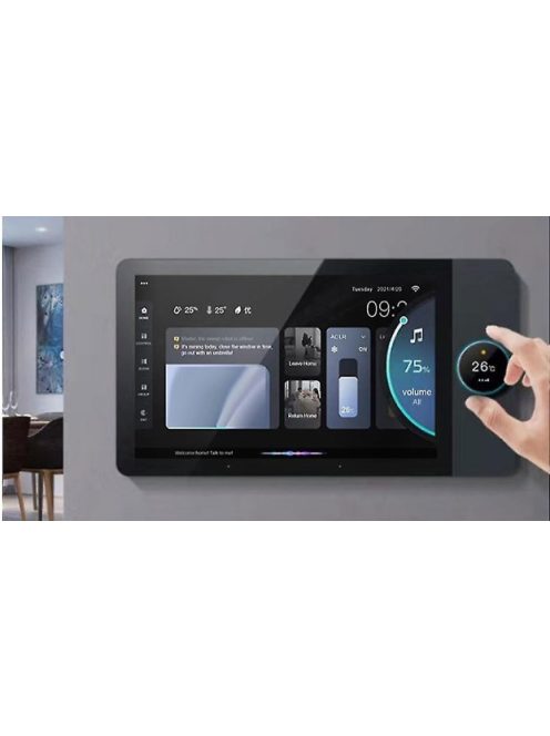 TUYA Smart Home Control Panel Integrated ZigBee Gateway Bluetooth Tuya Smart Switch Air-conditioning Curtains