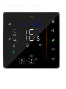   Tuya WIFI Digital Display Smart Temperature Controller Hvac Thermostat, for Air Conditioning Controller