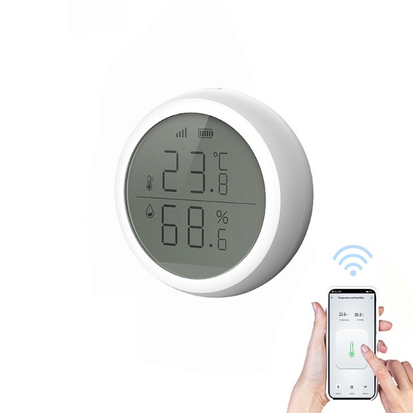 Tuya Smart Zigbee Smart Temperature And Humidity Sensor Wireless